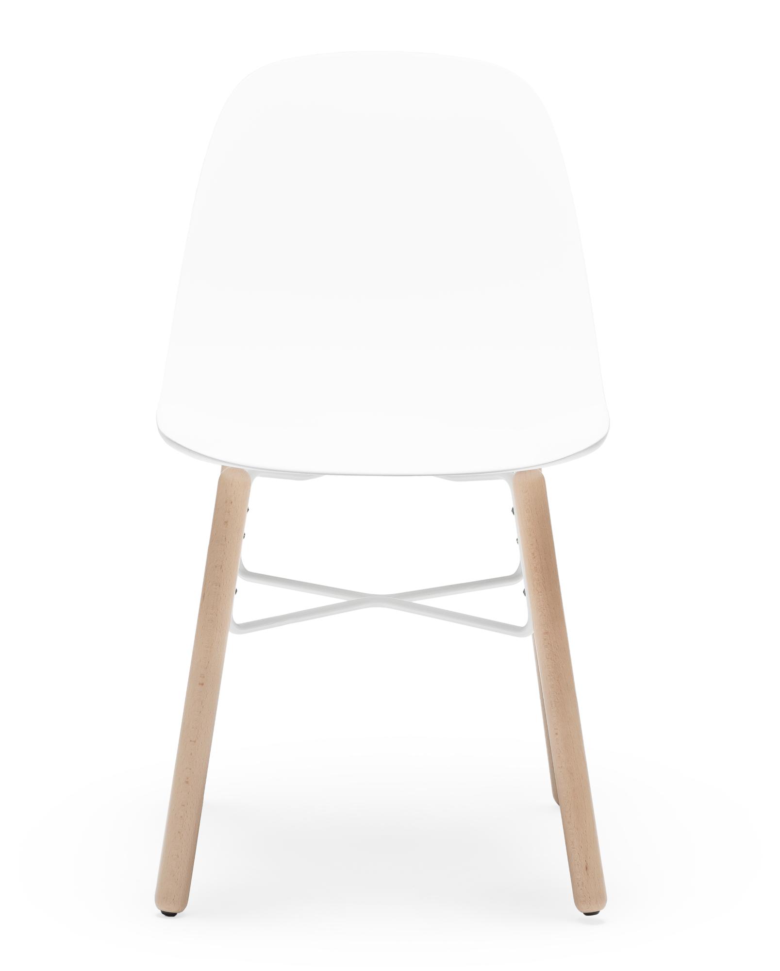 Babah W White Chair