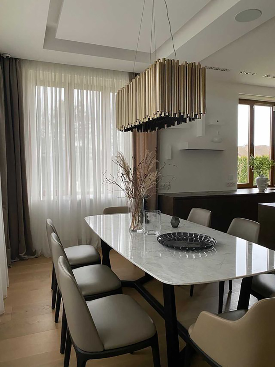 Brubeck Rectangular Suspension Lamp