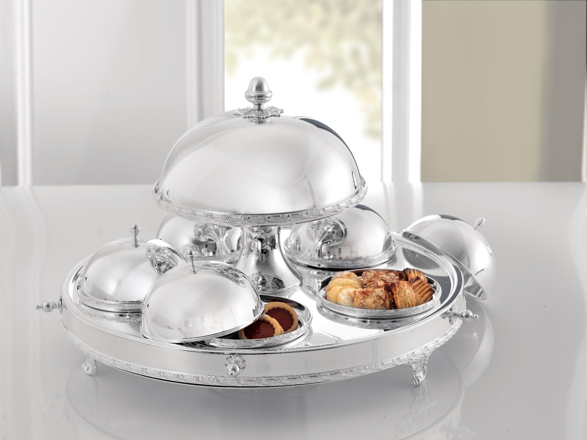 Royal Silver Afternoon Tea Set