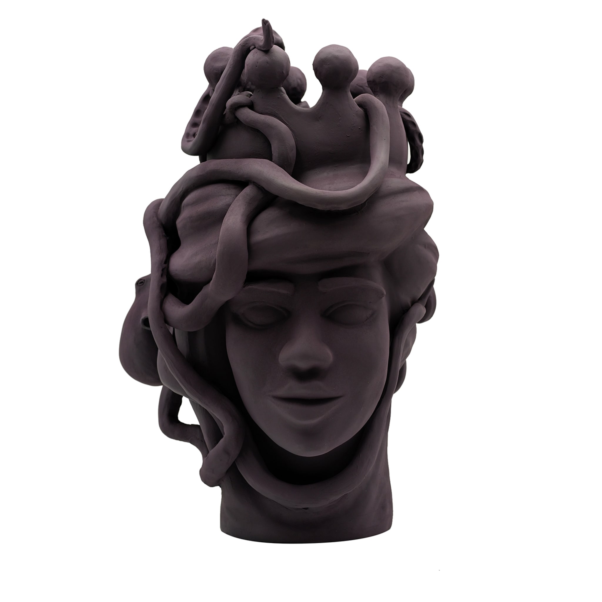 Moor's Head Brown Handmade Sculpture