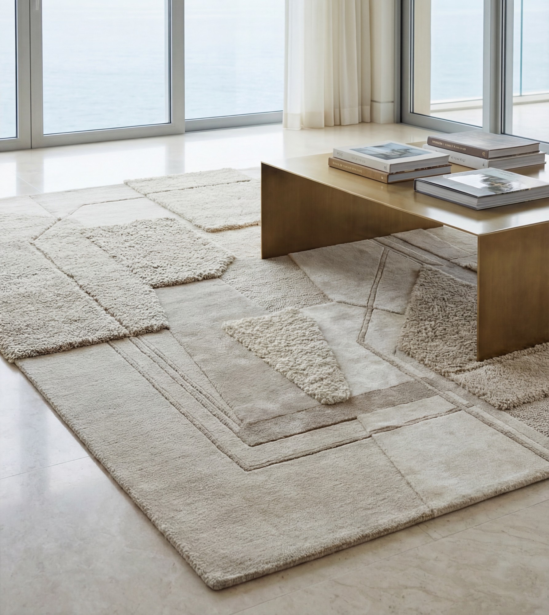 Architectural Trace Artisan Rug