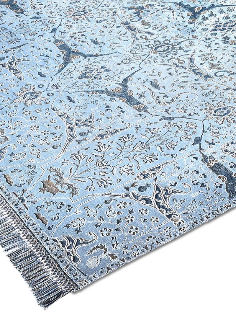 Teheran Blue Hand-Woven Rug