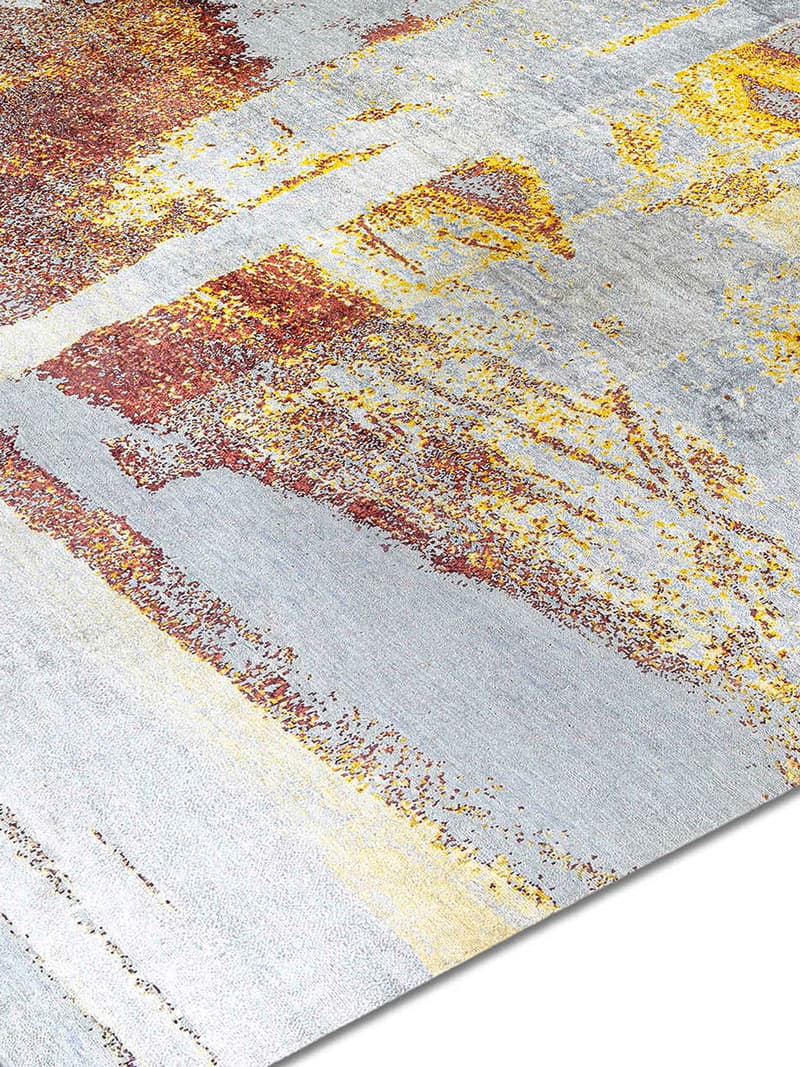 Pastel Rain Luxury Handmade Rug