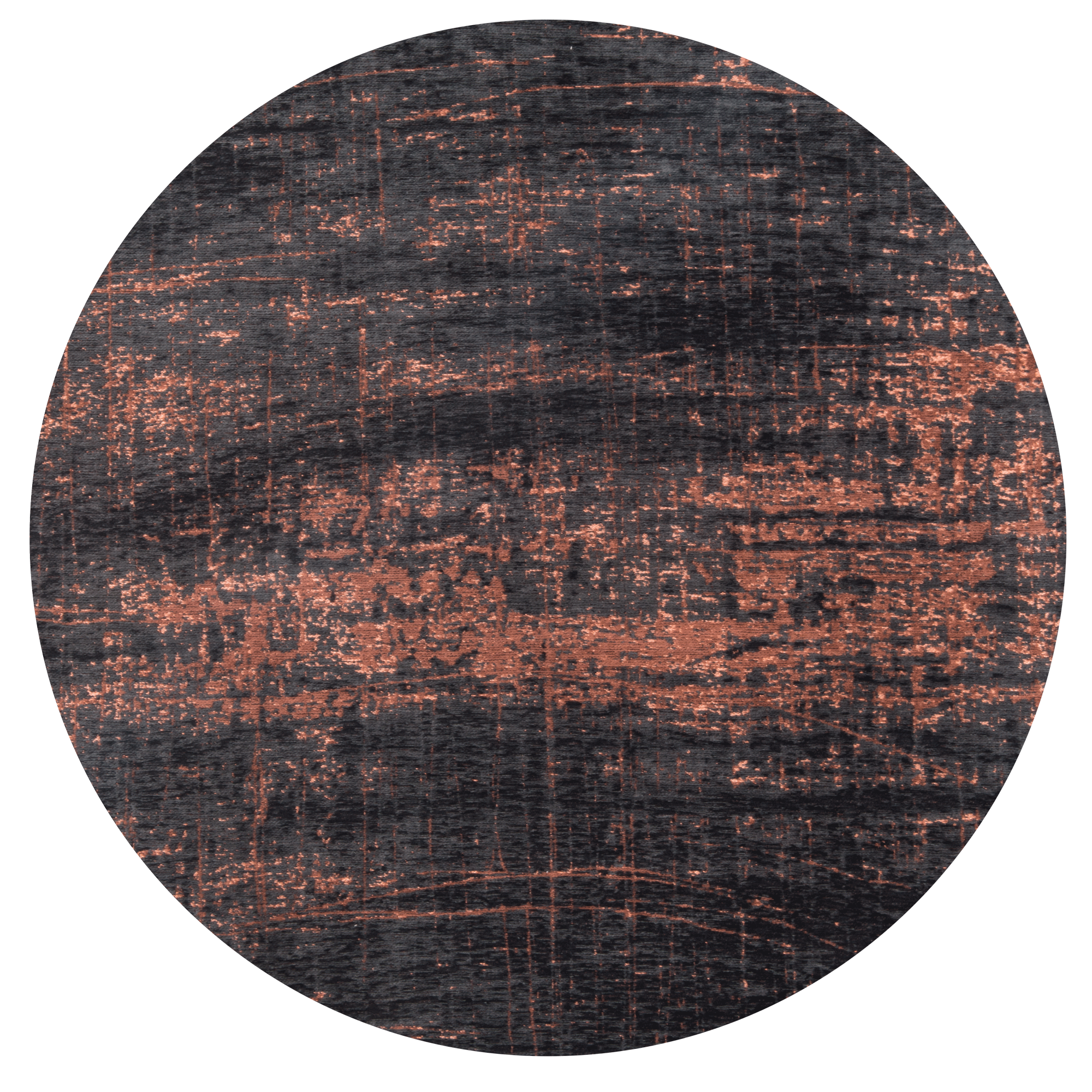 Soho Copper Round Rug