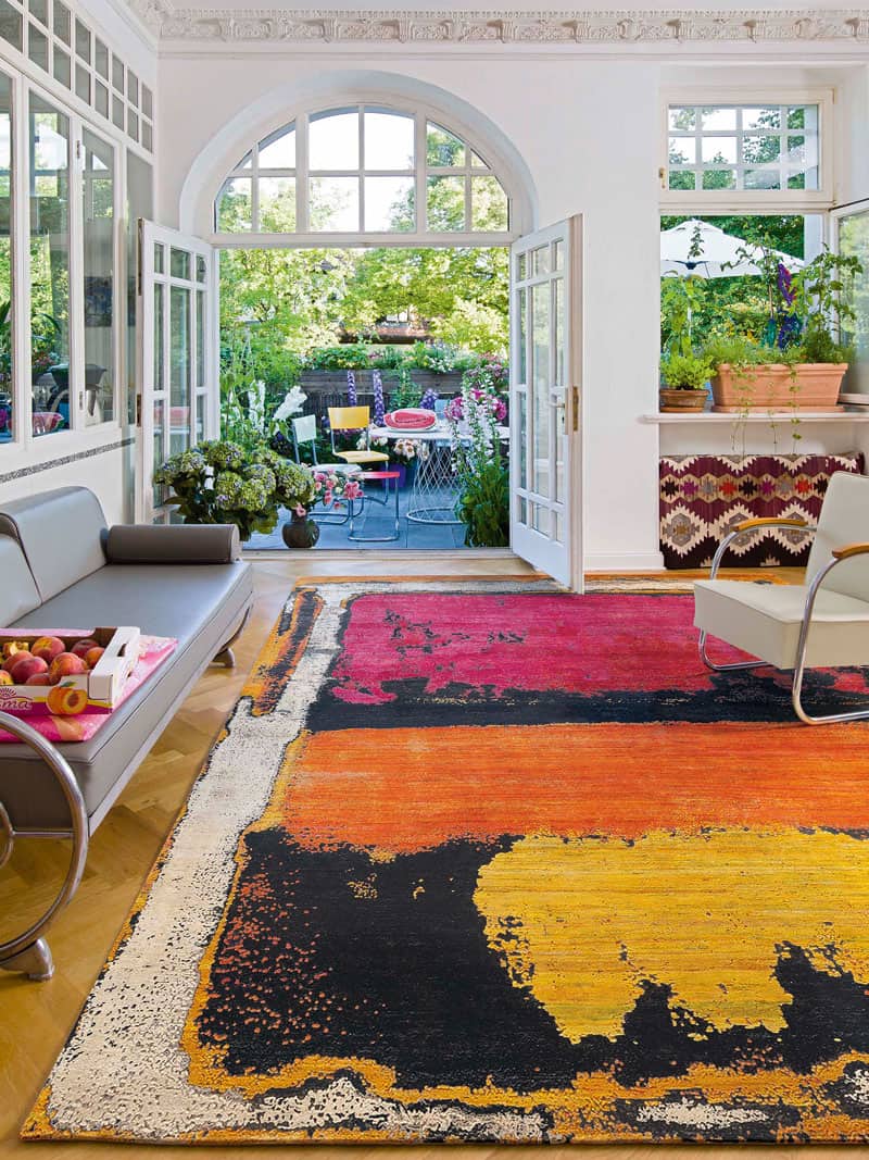 Magenta Hand-Woven Rug