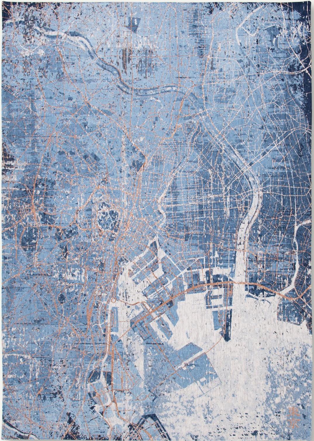 Conductive Blue Designer Rug