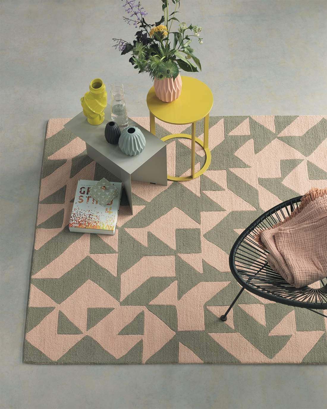 Nova Origami Handmade Rug | Size: 5' 3