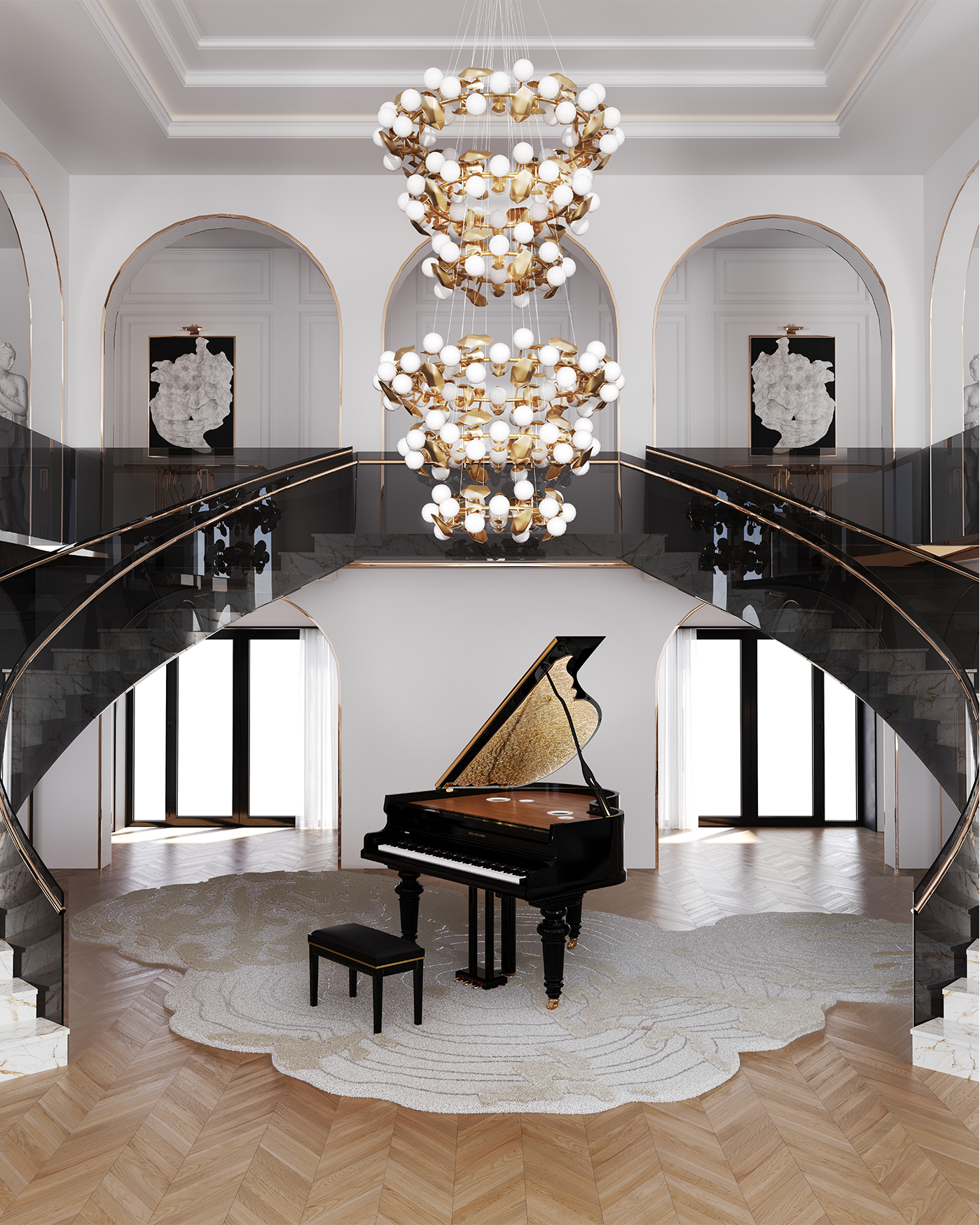 Athena Round III Suspension Lamp
