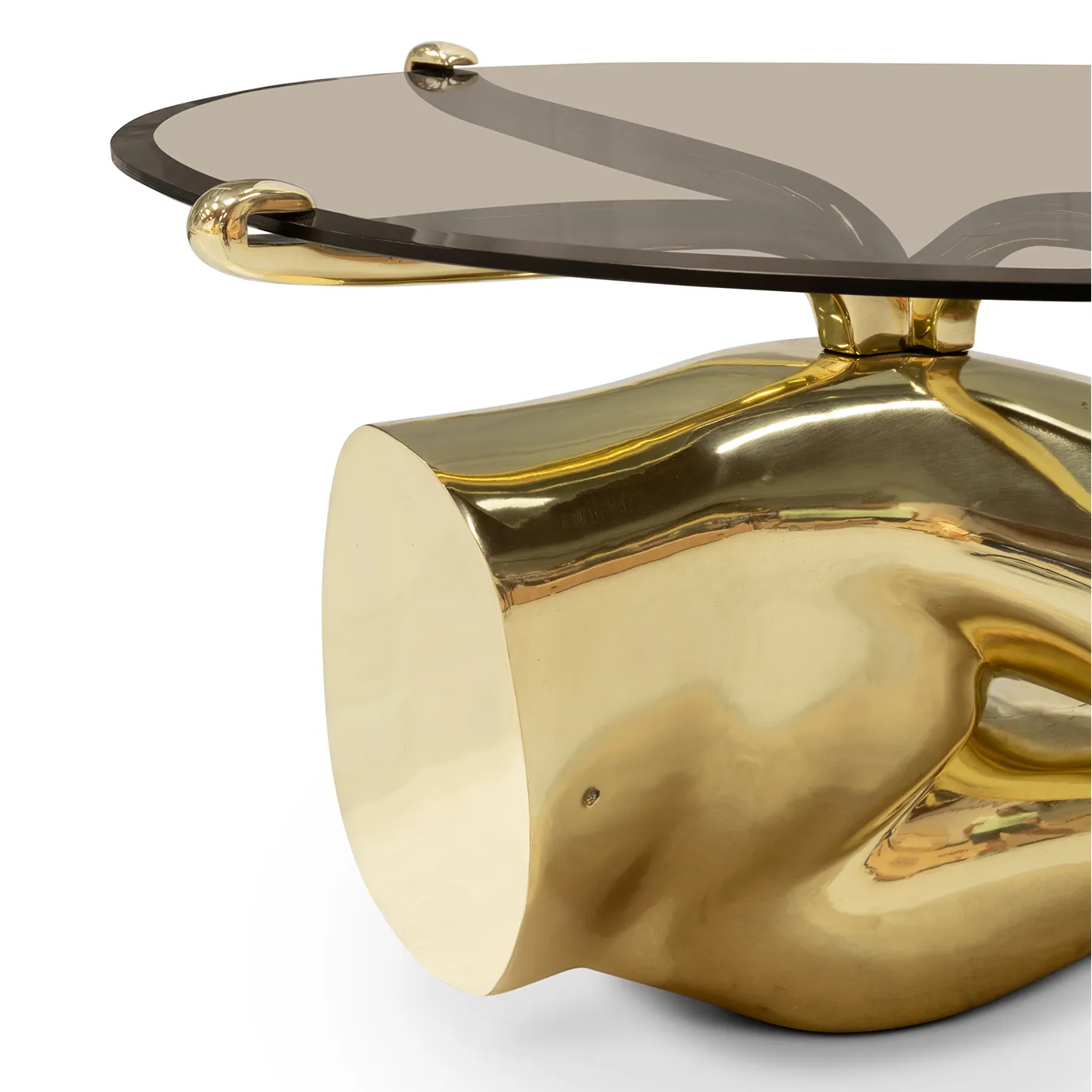 Tavo Polished Brass Coffee Table