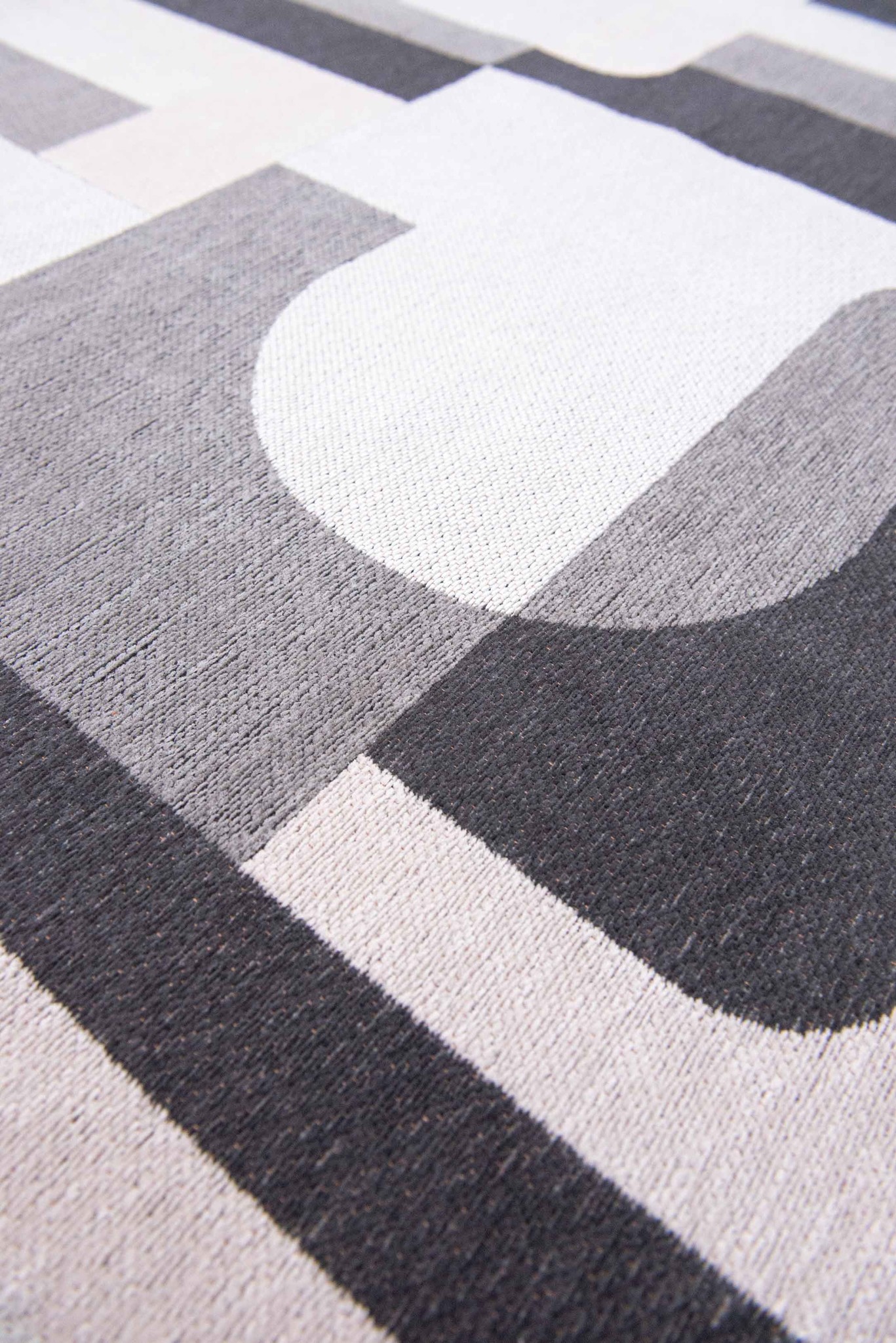 Geometric Beige & Grey Flatwoven Rug