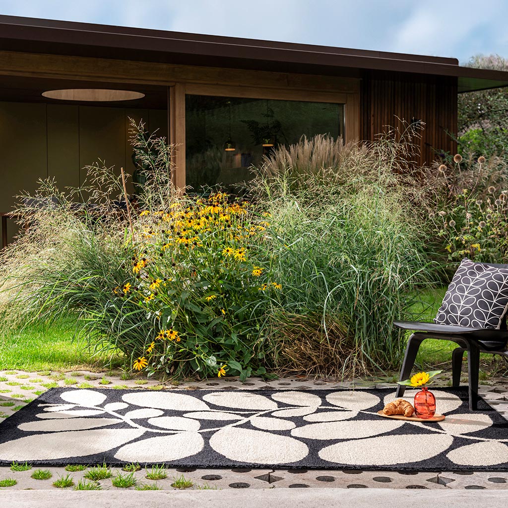 Black Outdoor Rug