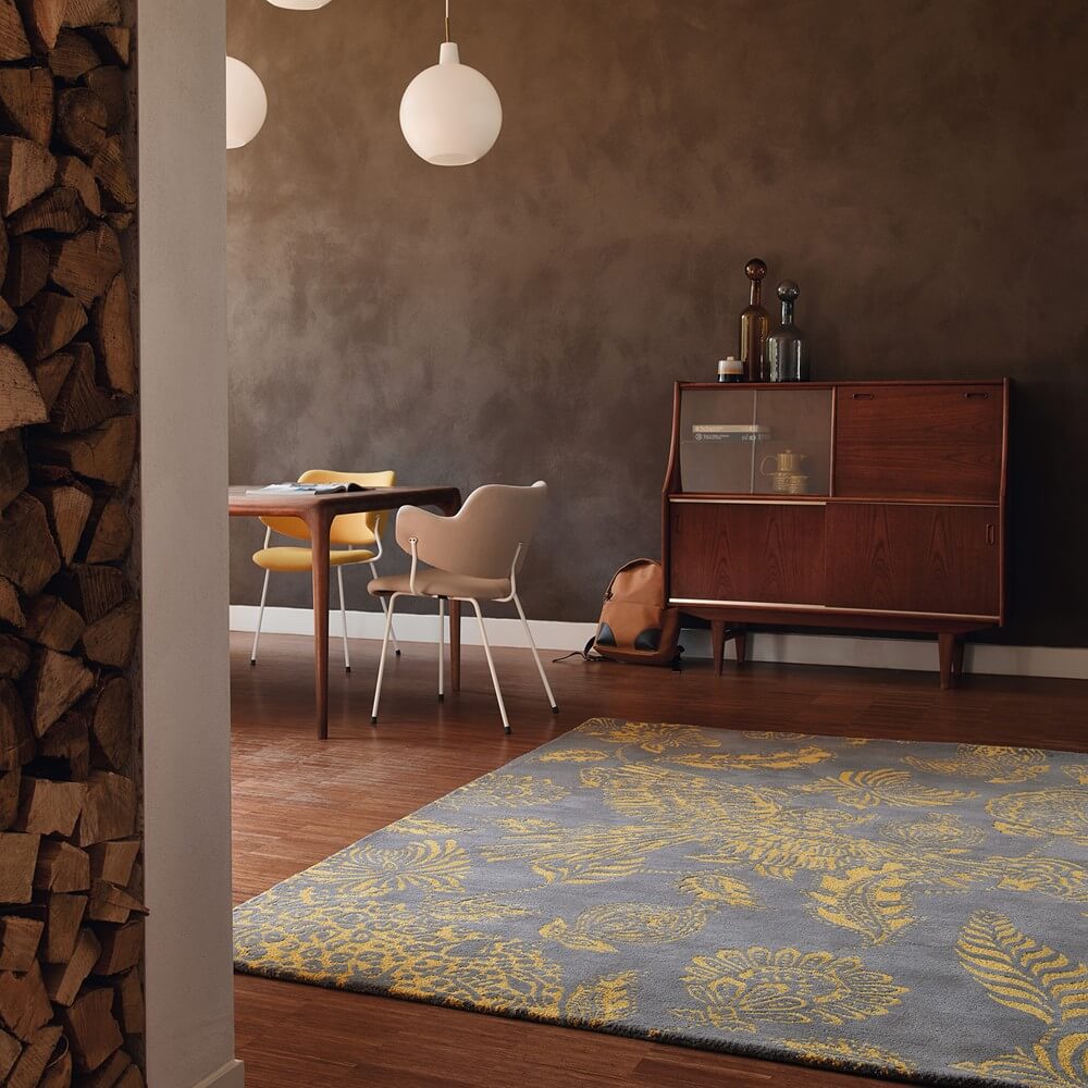 Loran Yellow Handwoven Rug