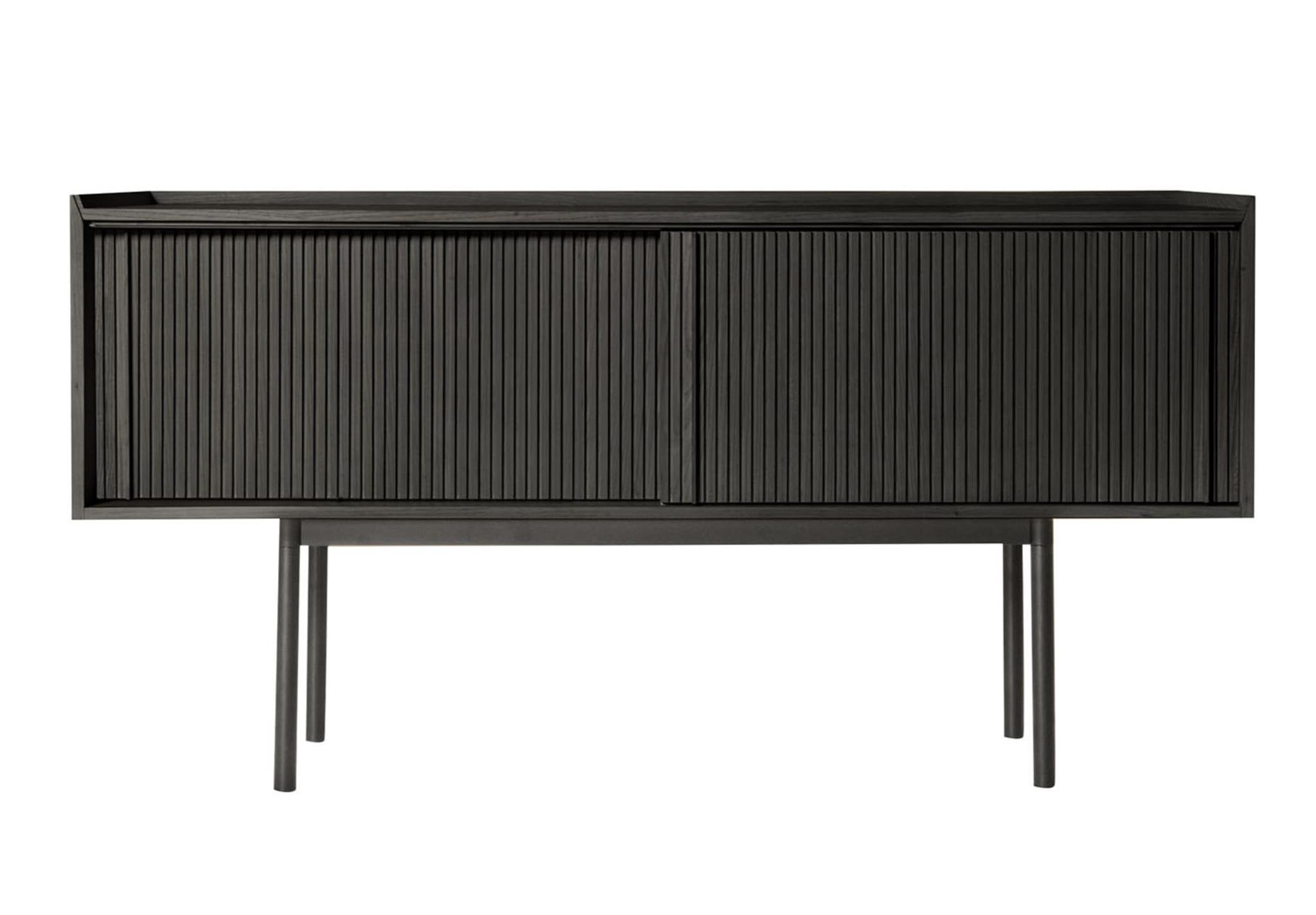 Sipario High Black 2-Doors Sideboard