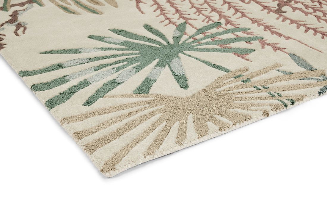 Rainforest Orchid Grey Handwoven Rug