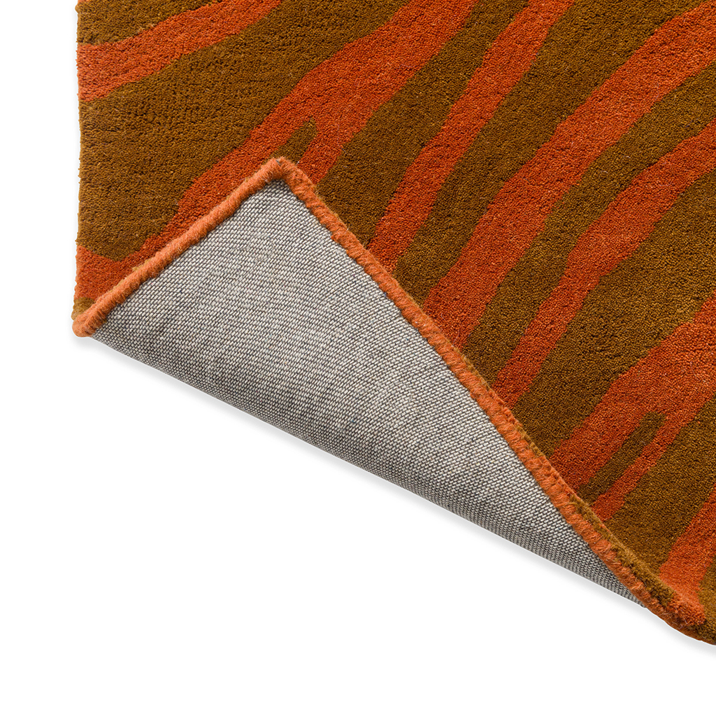 Groove Burnt Orange Rug