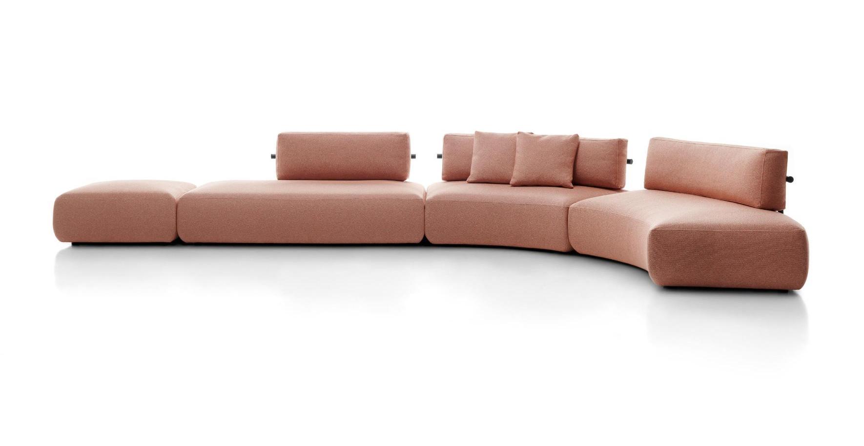 Cosy Curve Italian Sectional Sofa