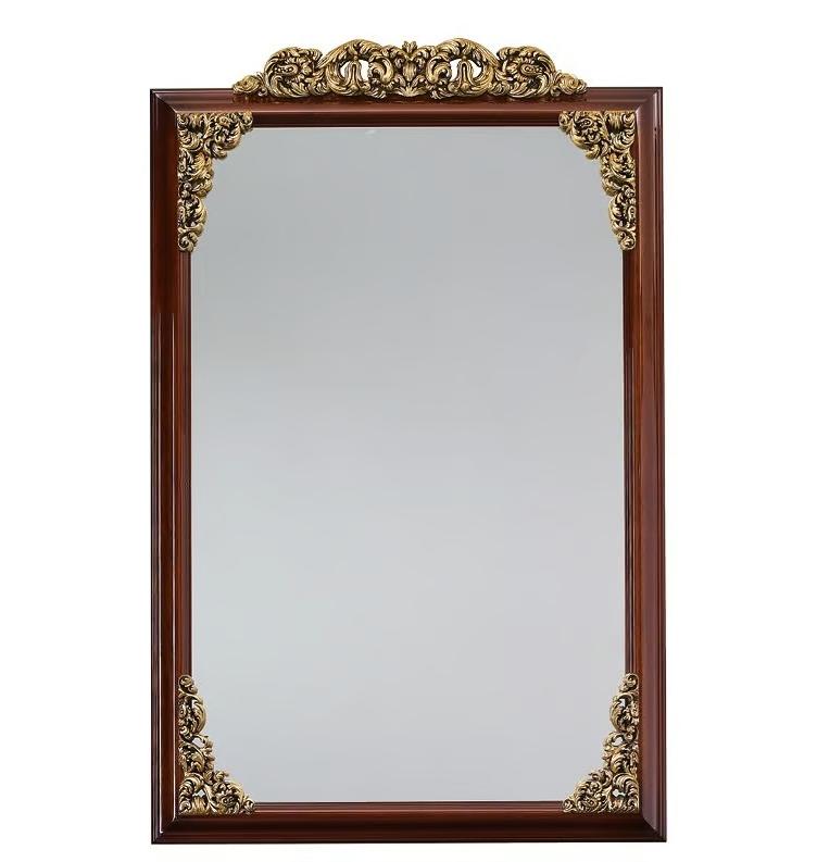 Brown/Gold Classic Wall Mirror