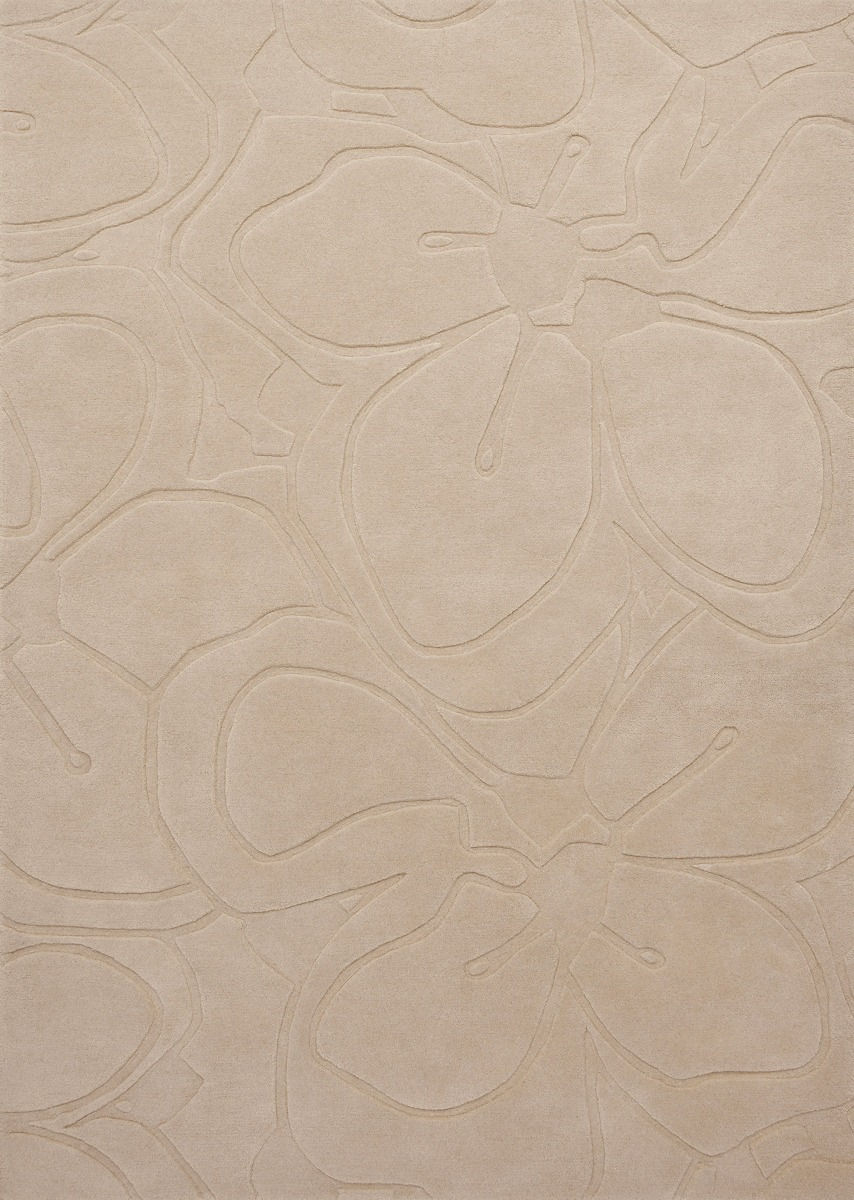 Romantic Magnolia Cream Designer Rug