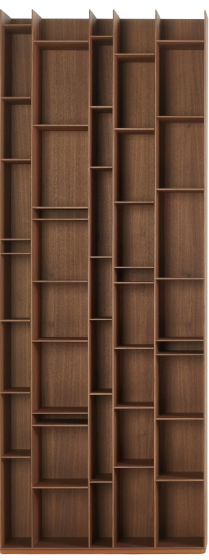 Bookcase Random Wood 5C
