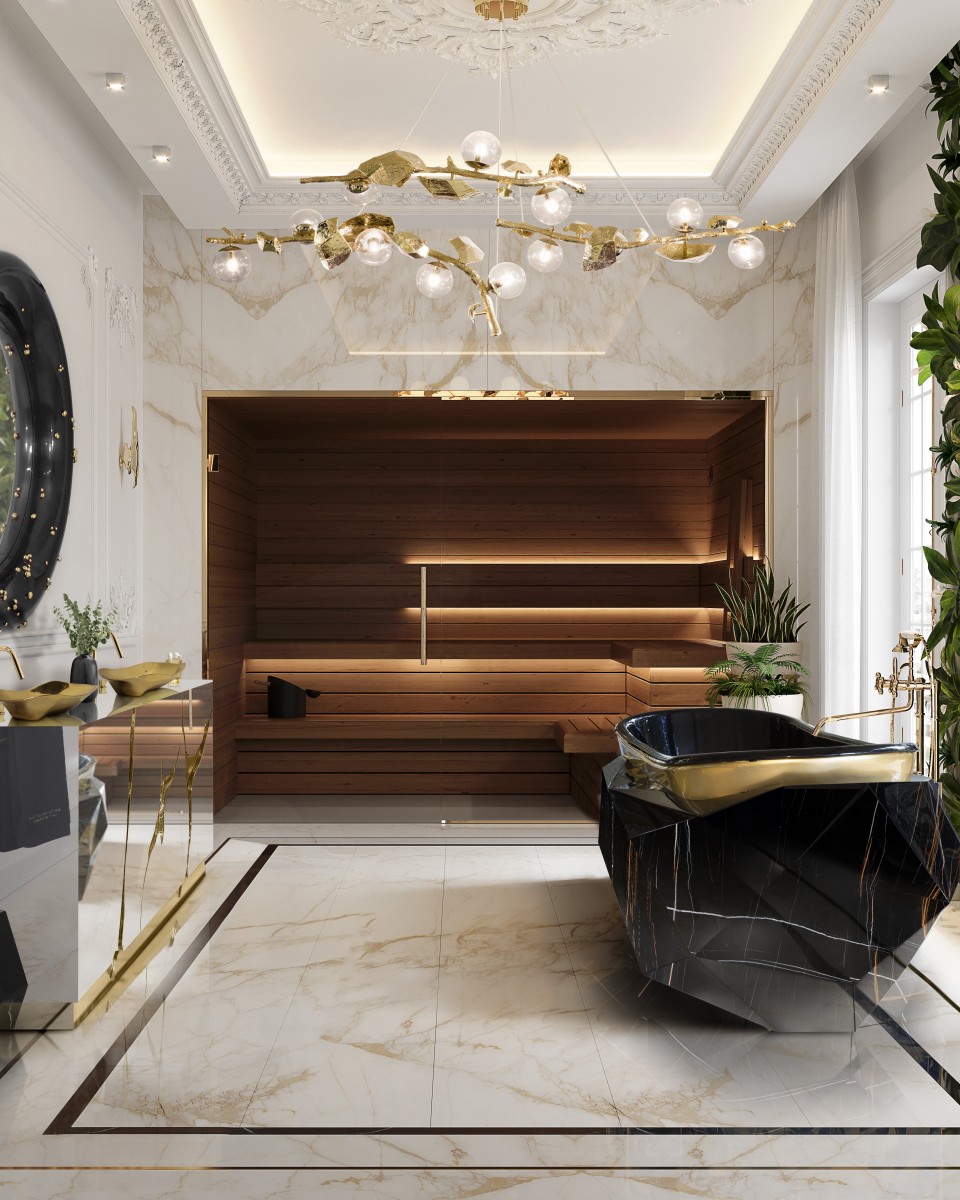 Gemstone Faux Marble Bathtub - 1