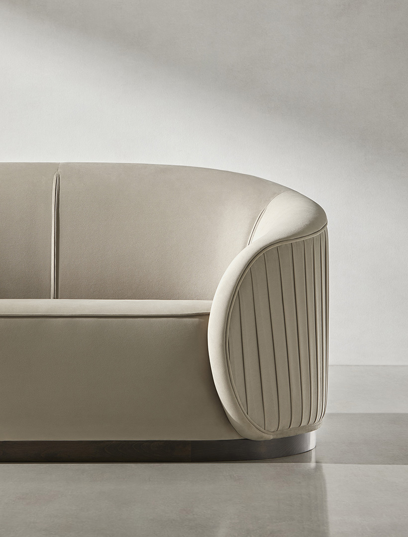 Abano Beige Medium Sofa