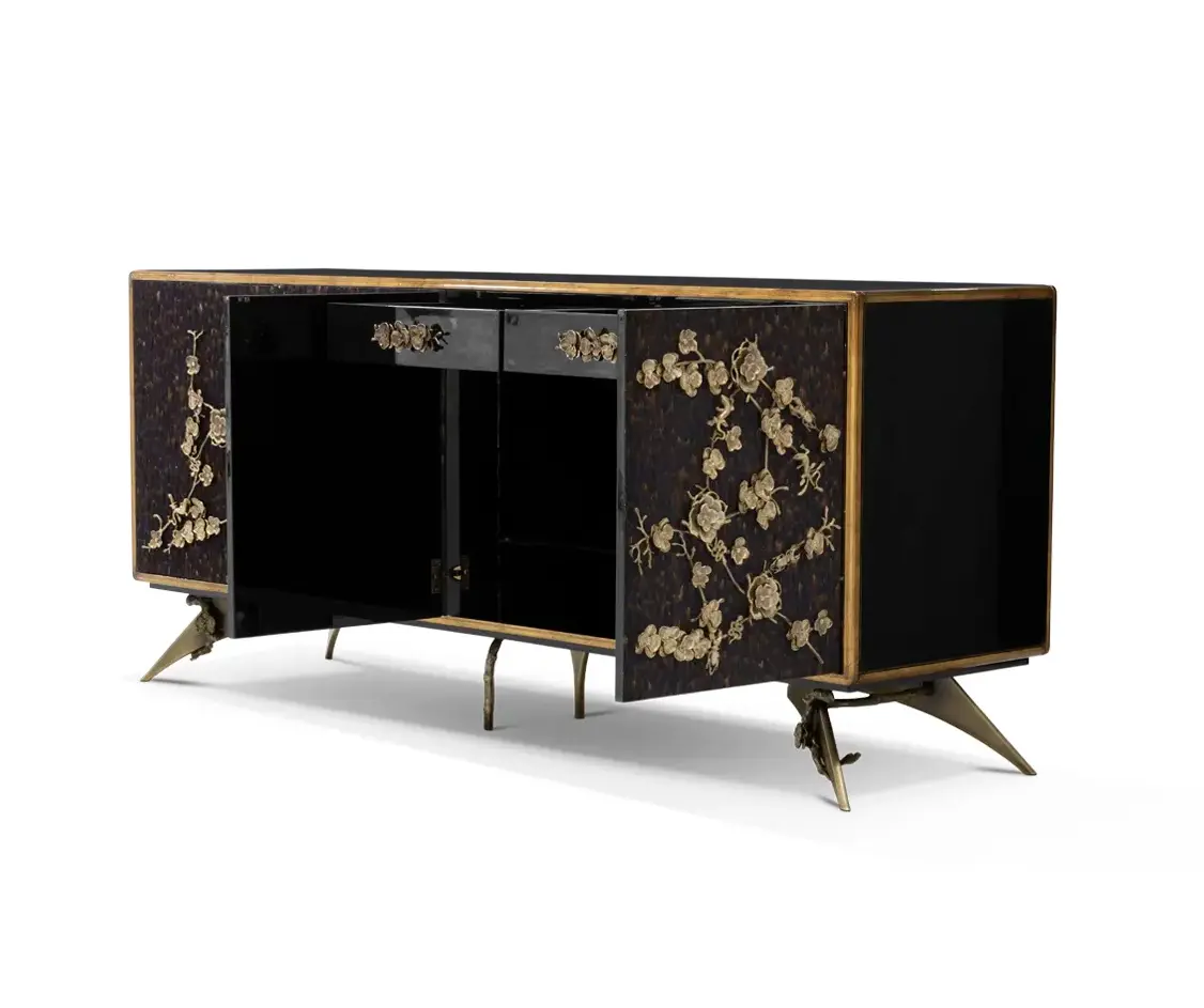 Mirage Purple Feather Cabinet