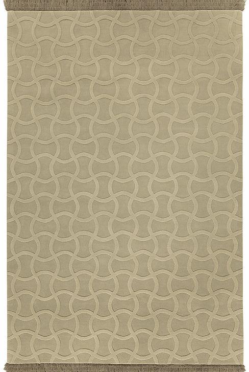 Hand-Tufted Taupe Rug