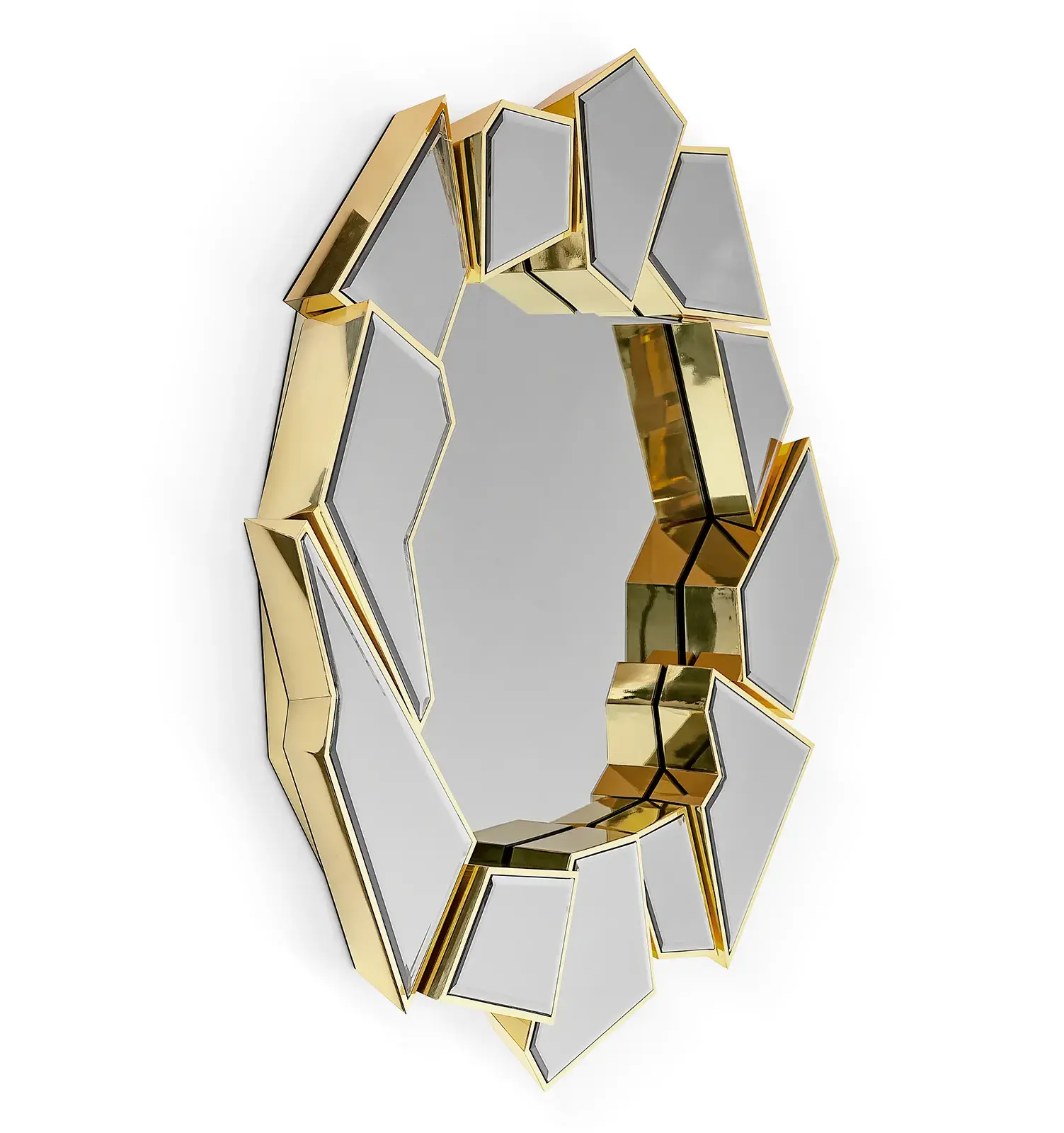 Shatter Round Mirror