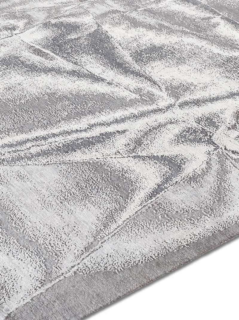 True Silver Exquisite Handmade Rug