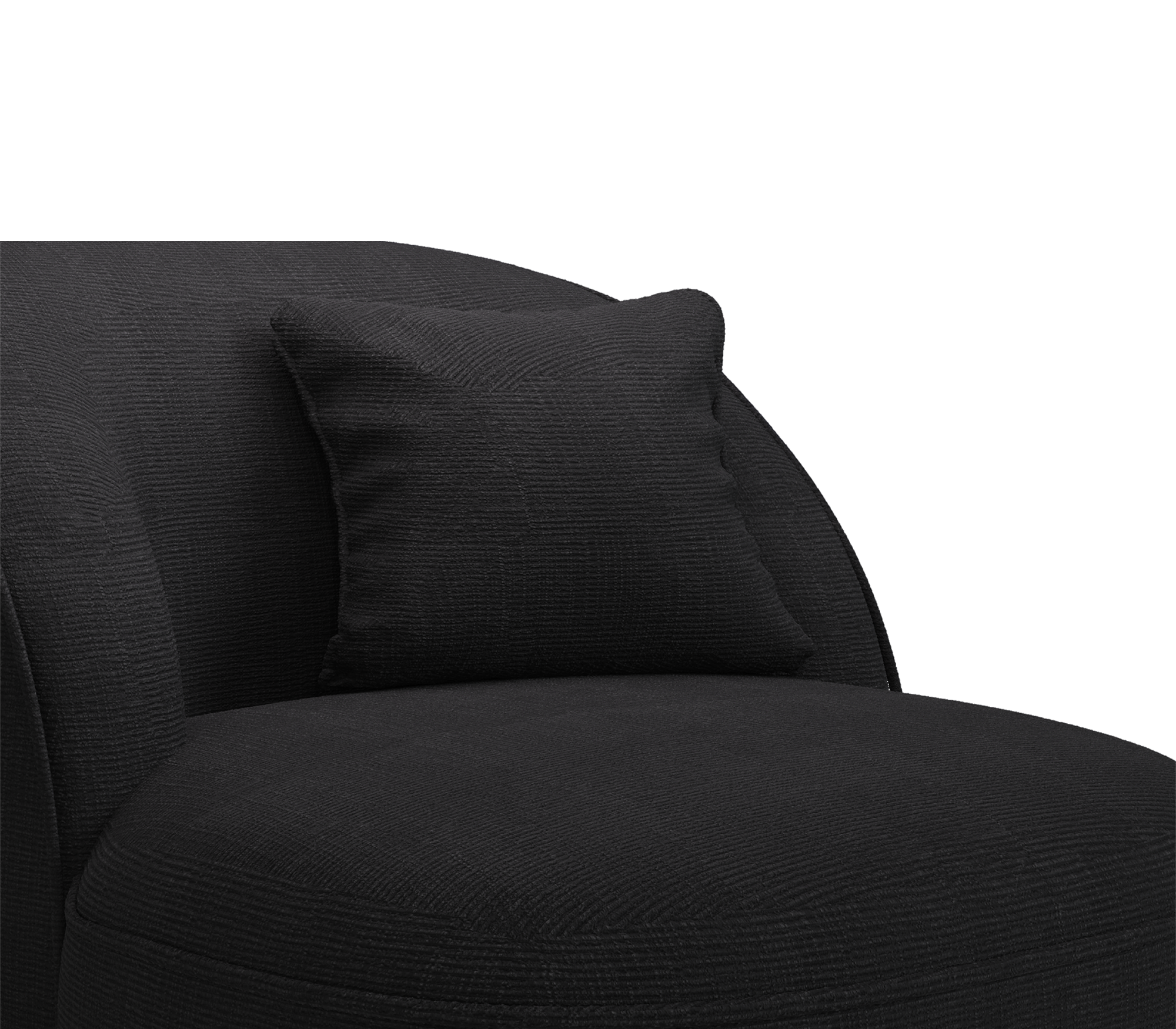 Angora Baltic Black Armchair