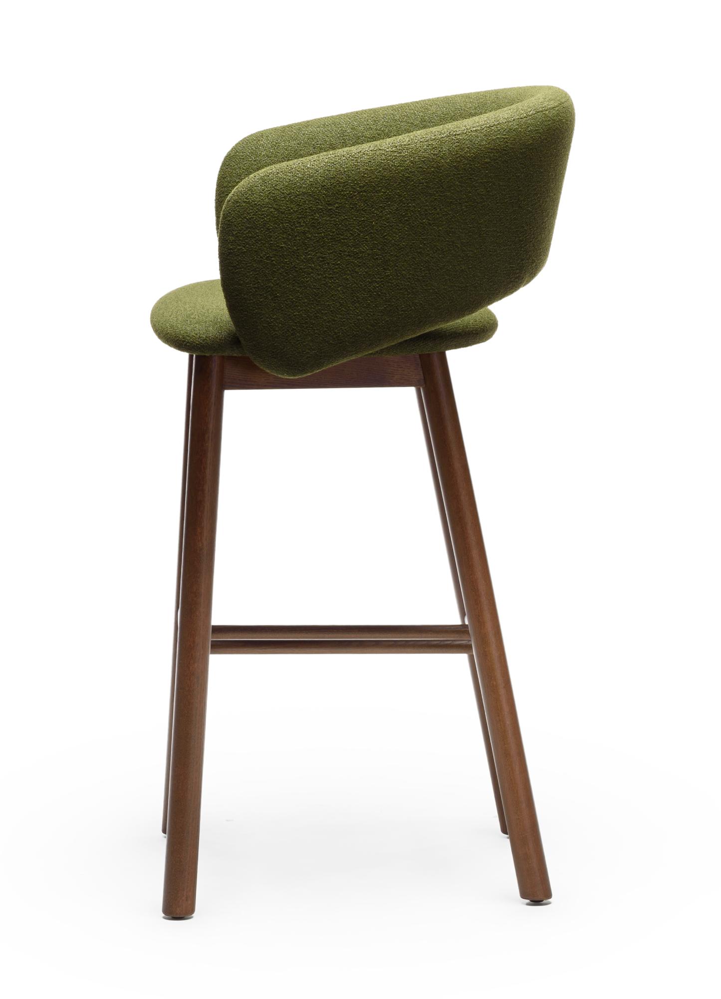 Bel SG-75 Green Walnut Bar Stool