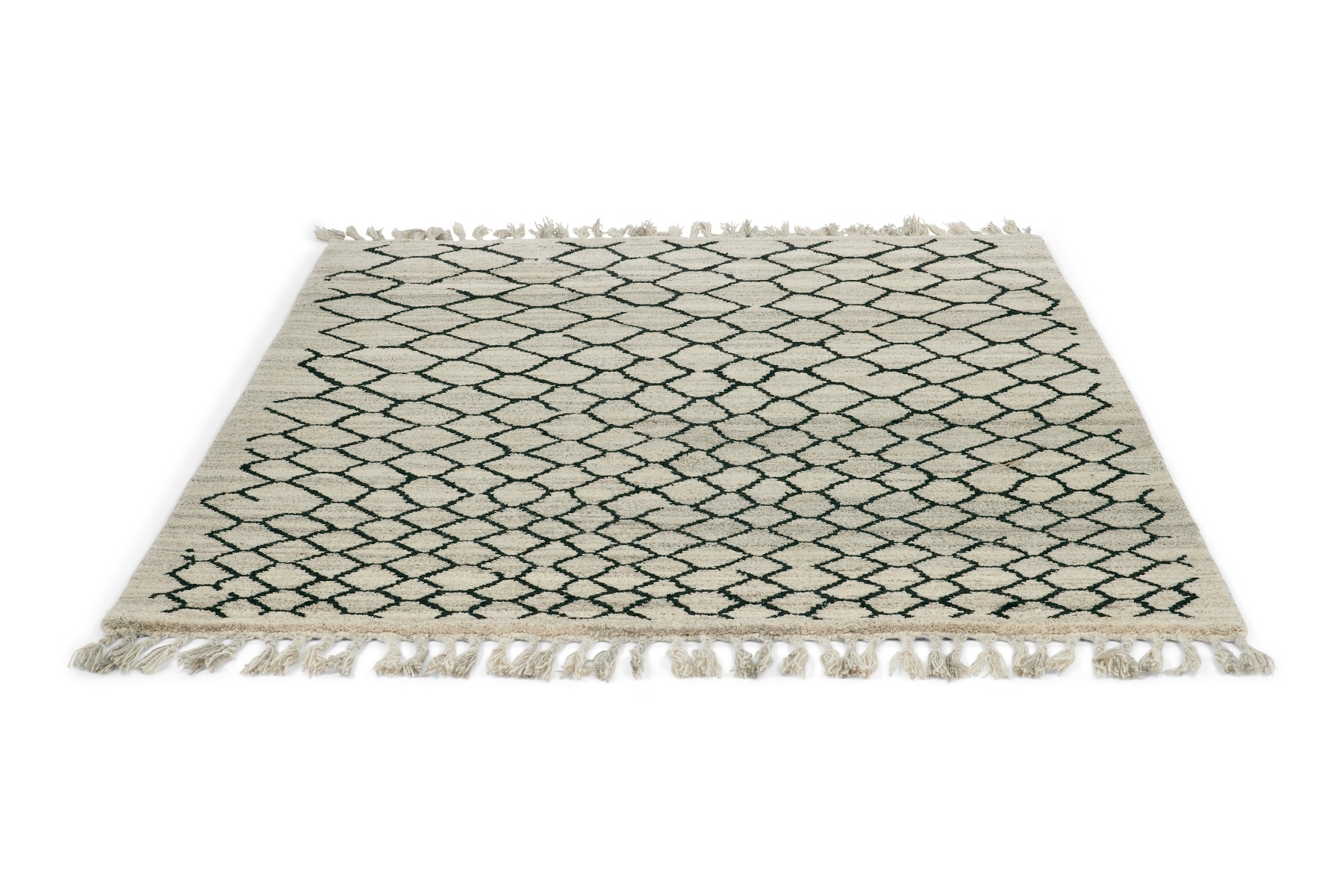 Hexacon Handknotted Rug ☞ Size: 140 x 200 cm