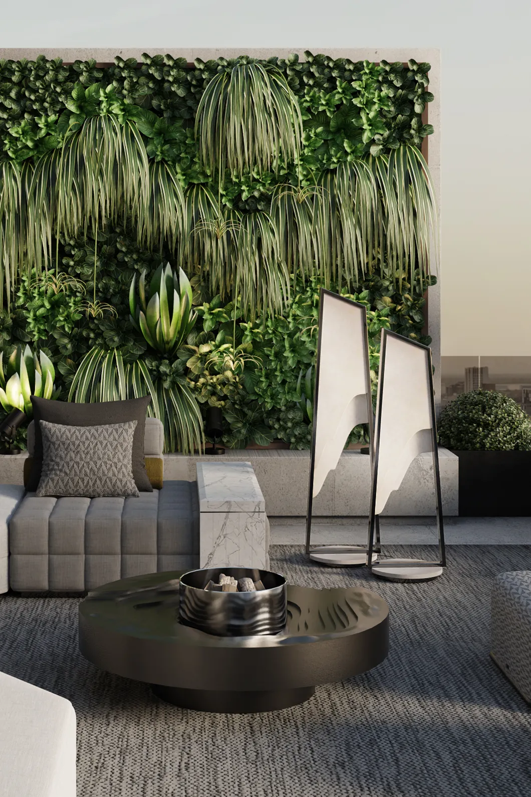 Grand Aura Outdoor Floor Lamp
