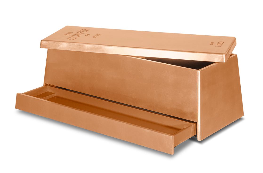 Rustic Bronze Toy Chest