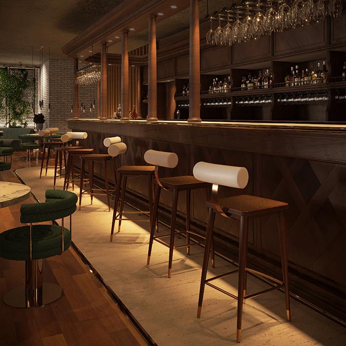 Troy Bar Stool - 1
