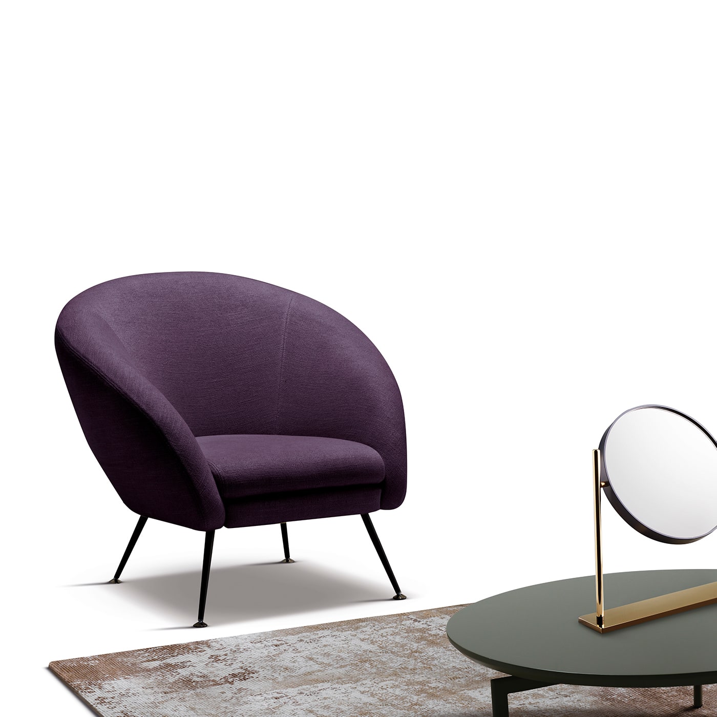 Ziggy Purple Armchair