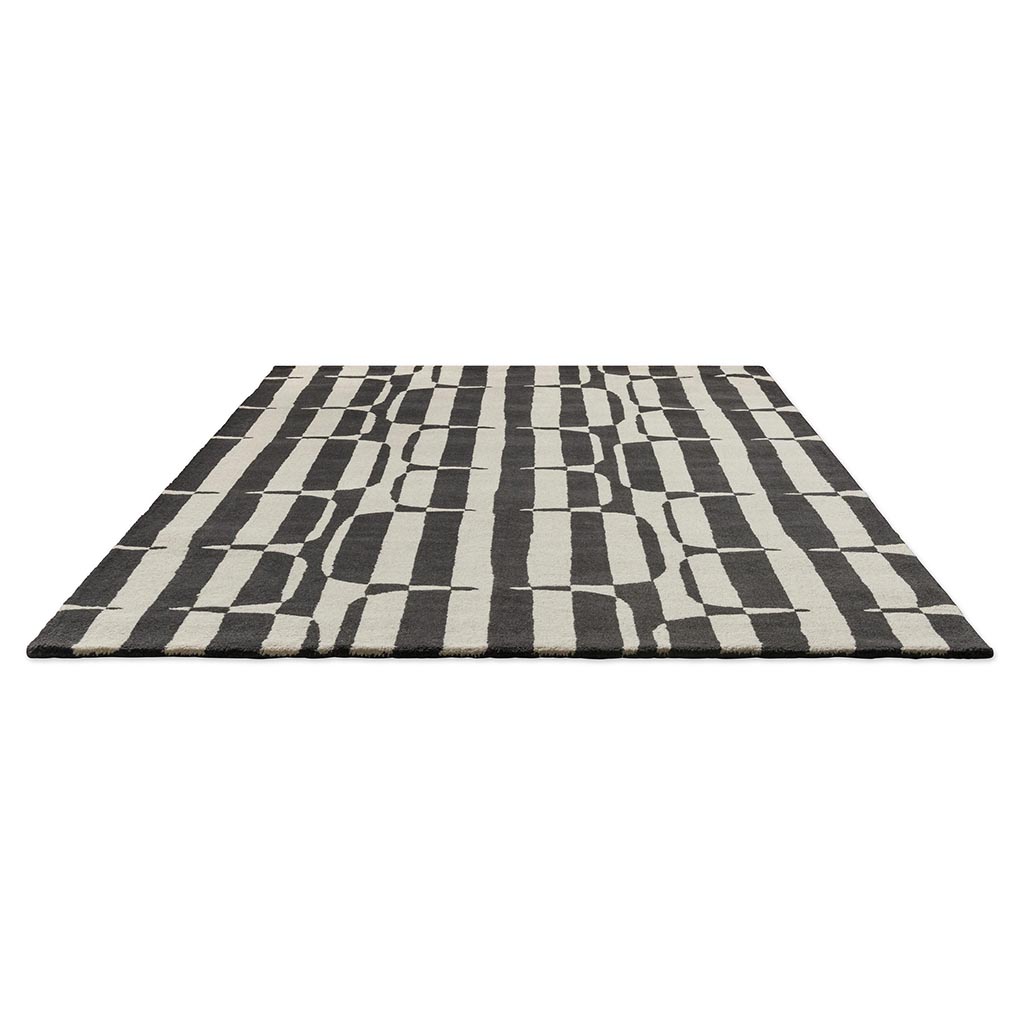Charcoal Stripe Rug