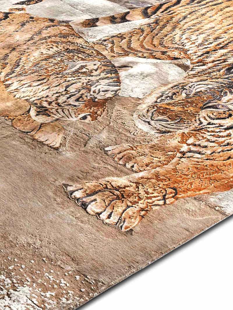 Tiger Luxury Handmade Rug