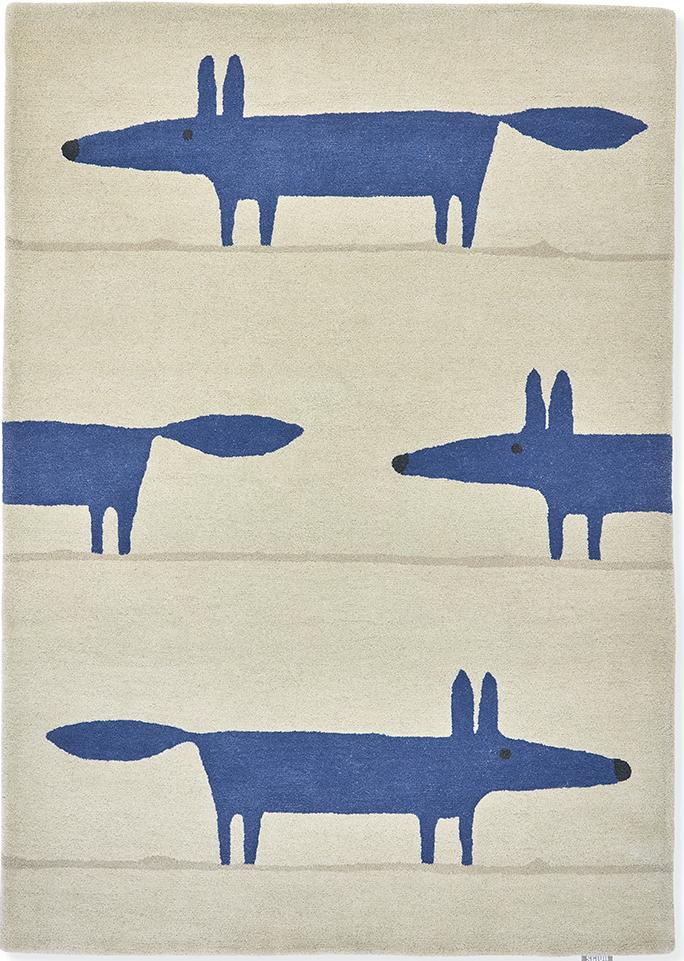 Fox Denim Handwoven Rug