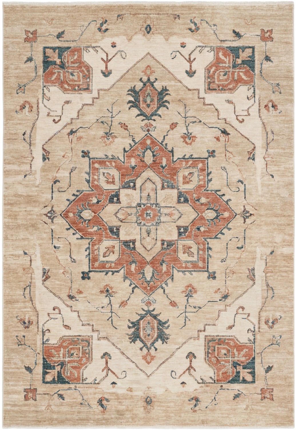 Classic Medallion Handcrafted Rug