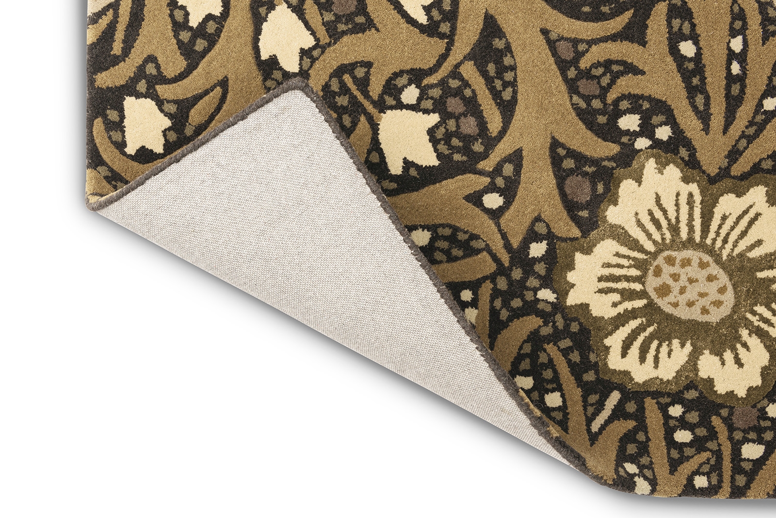 Seaweed Designer Yellow Handtufted Rug