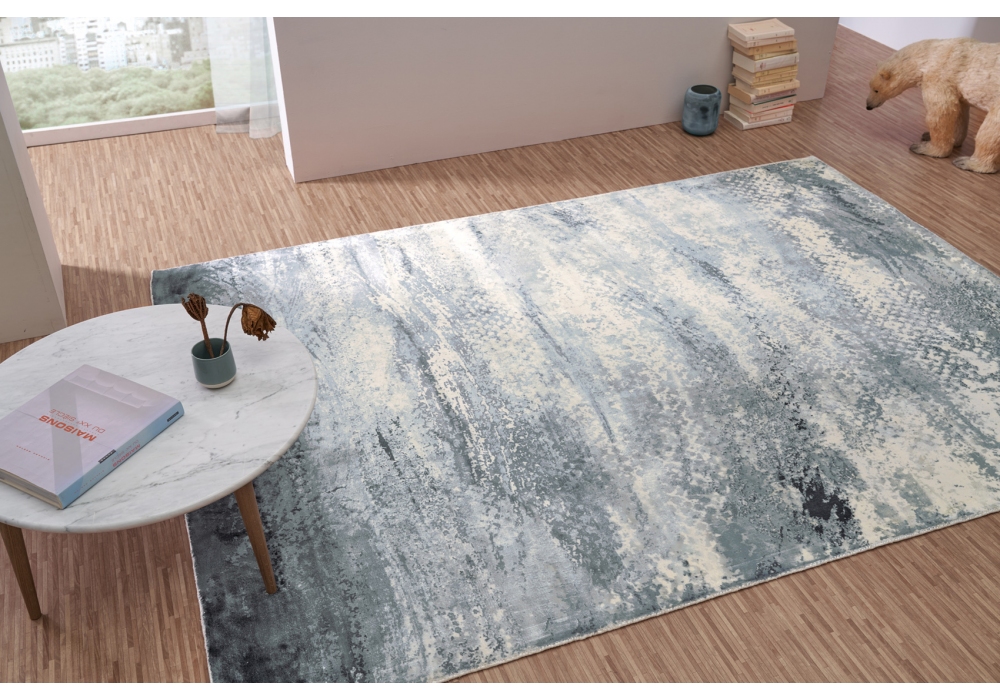 Overview Tencel Hand-Loomed Rug