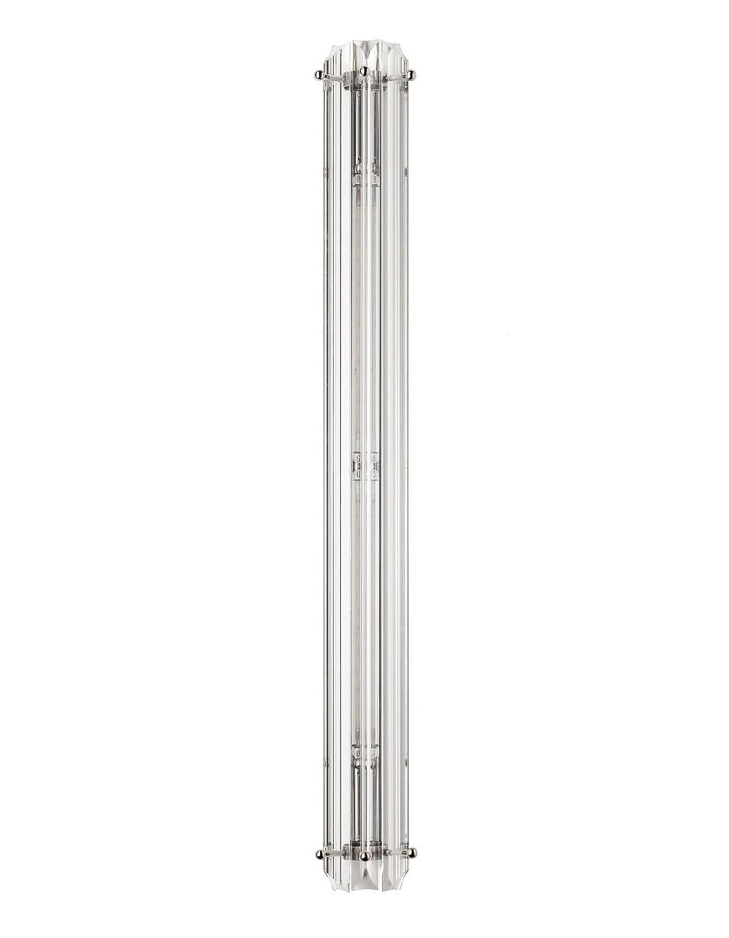 Minimalist Wall Sconce with Triedro Glass Elements
