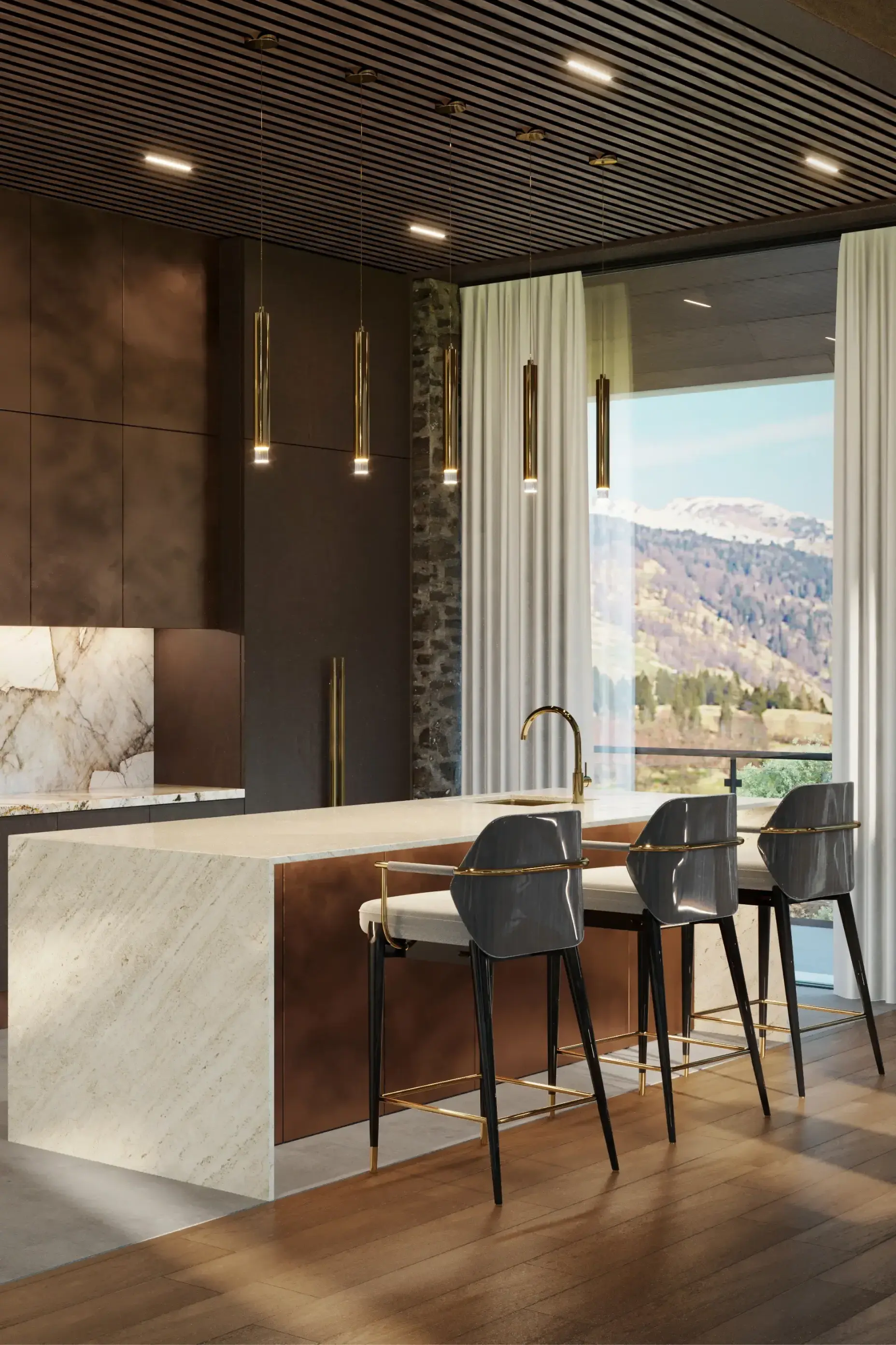 Summit II Bar Chair - 2