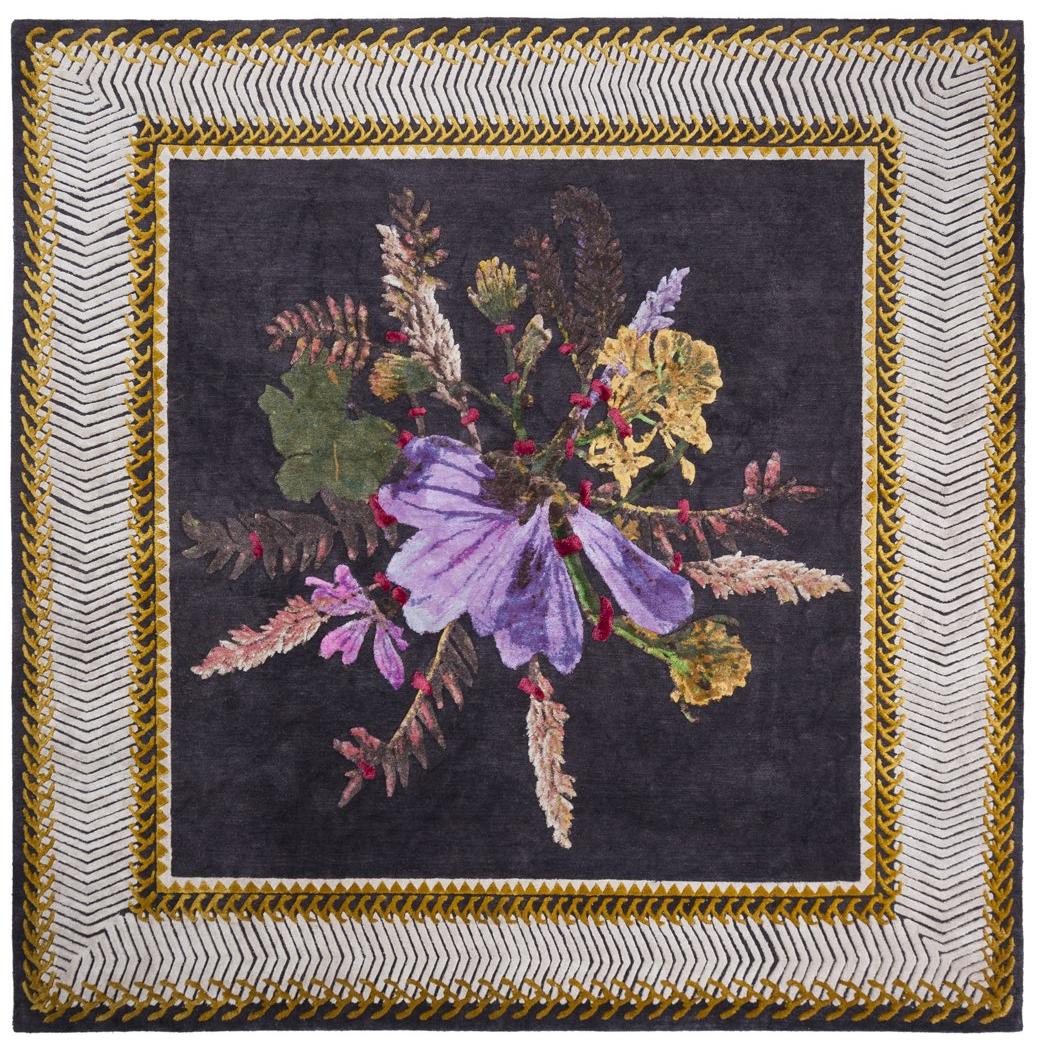 Savage Flowers Designer Rug