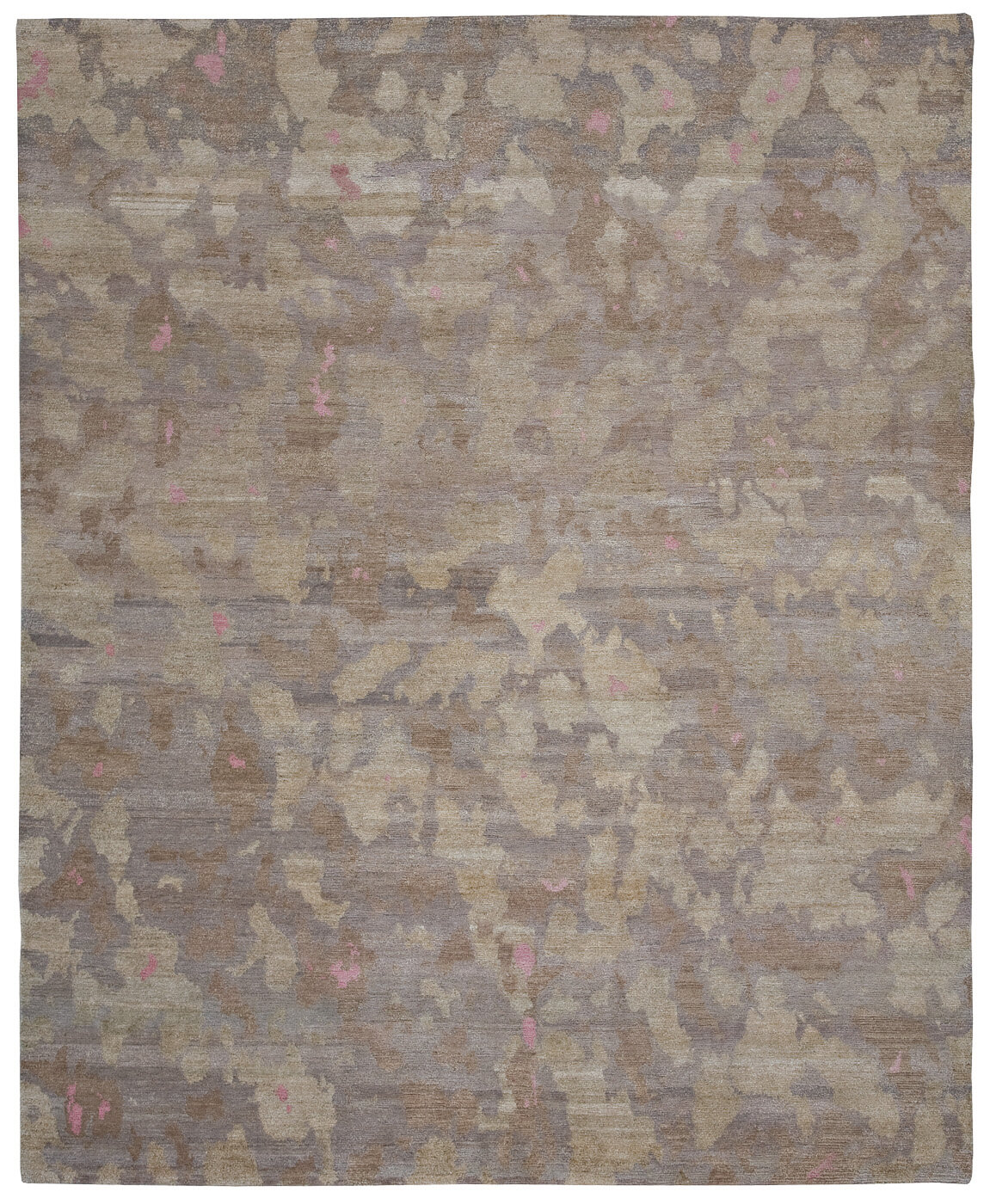 Hand-Knotted Camo Rug
