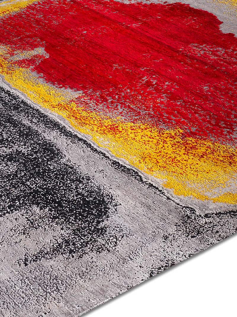 Red Dot Boulevard Luxury Handmade Rug