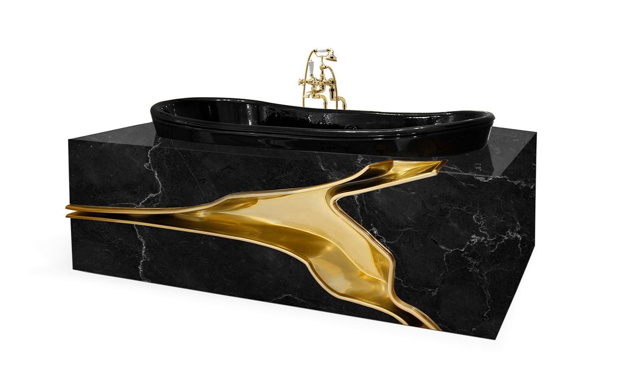 Fractured Marble Bathtub