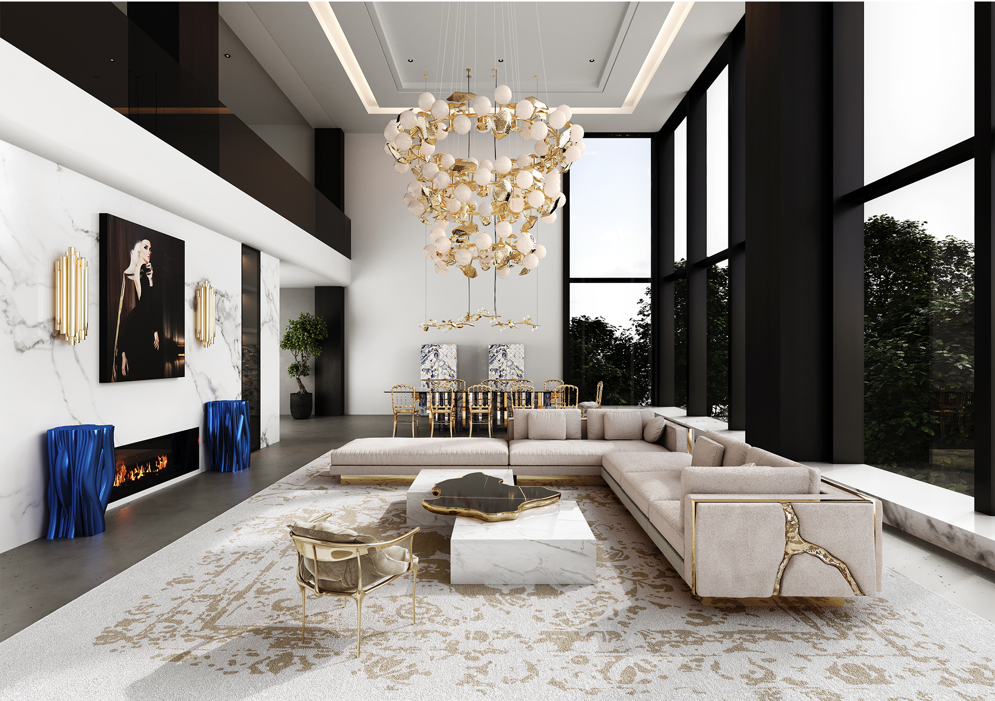 Athena Round III Suspension Lamp