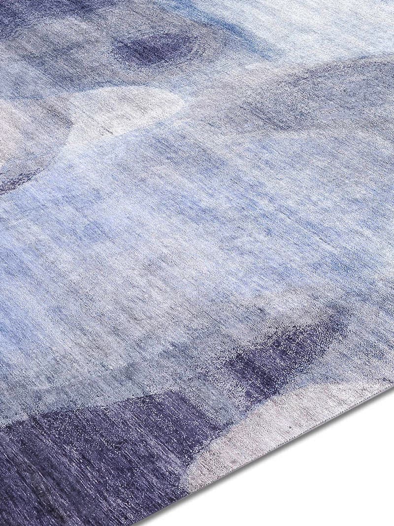 Blue / Grey Hand-Woven Rug